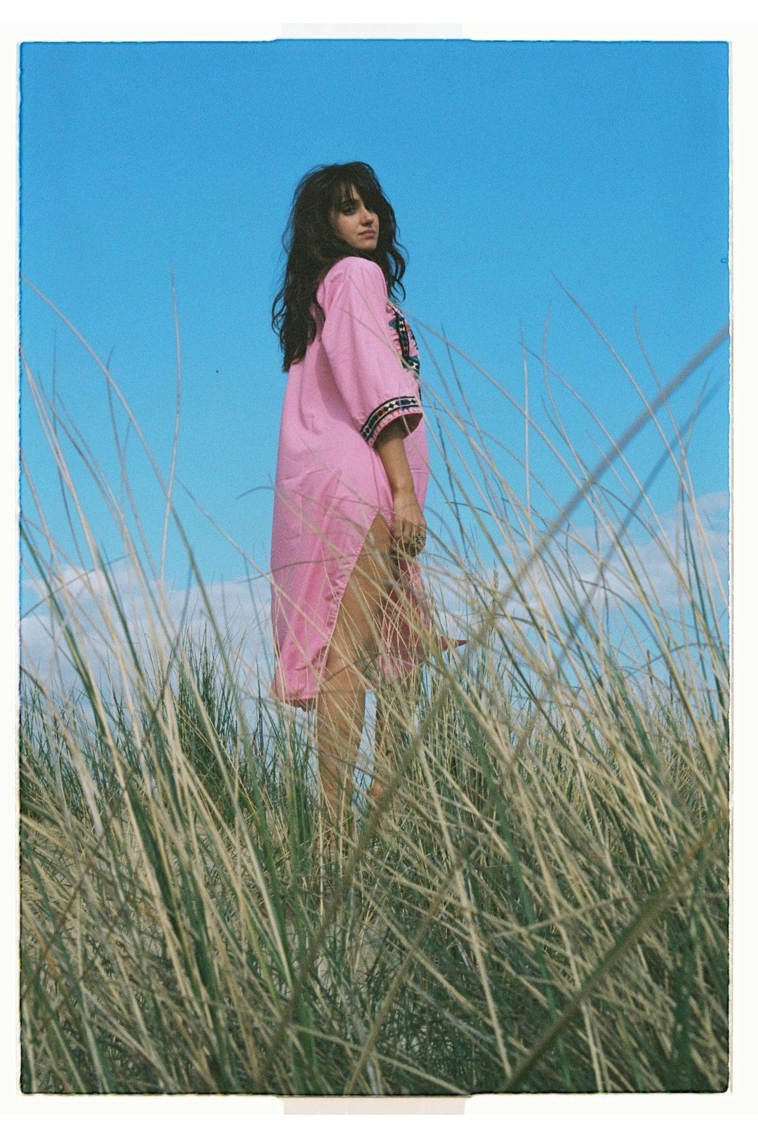 ZARAH embroidered dress - Pink - OOTO