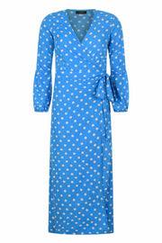 Kalani wrap dress - Blue - OOTO