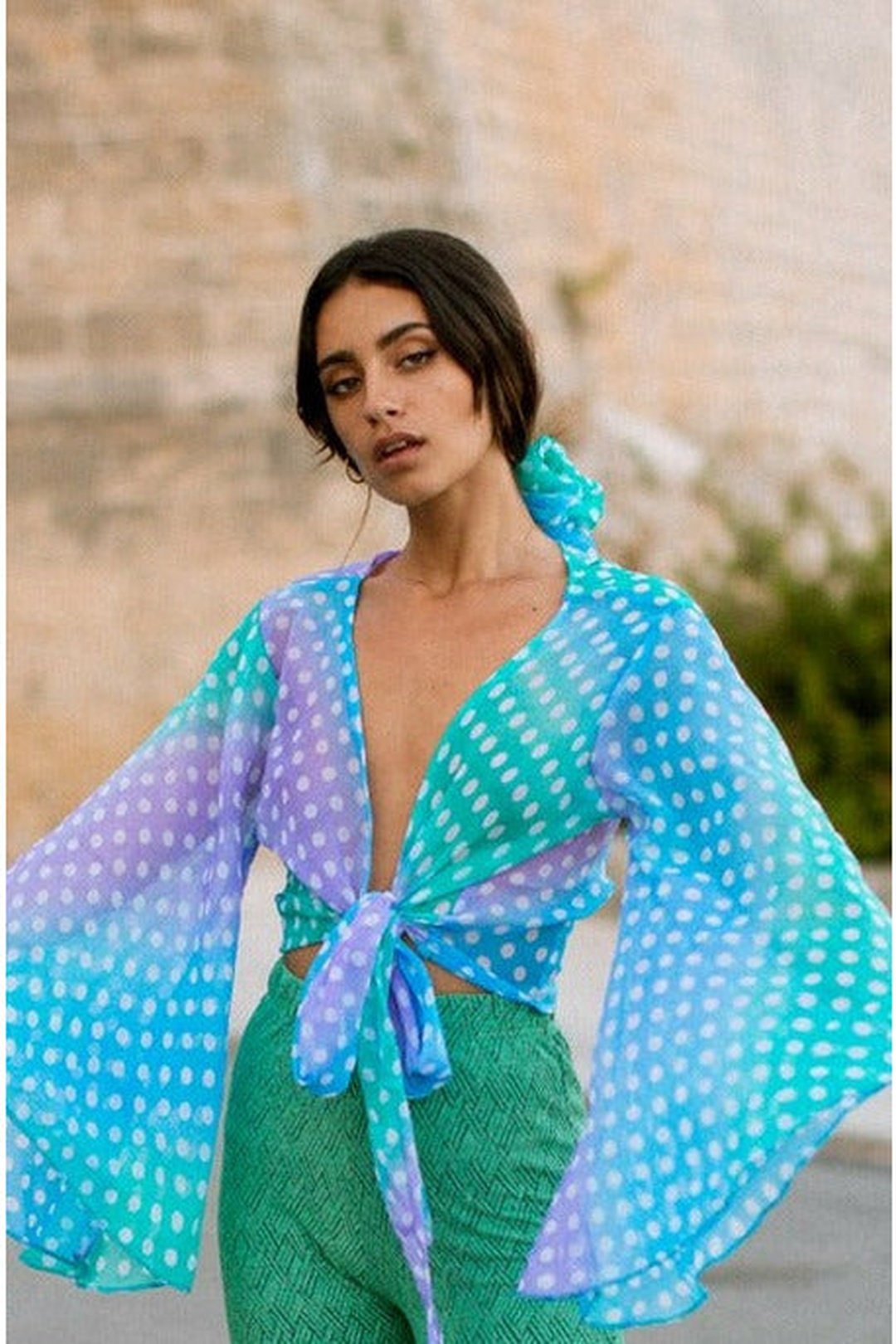 Mega scrunchie - Bell Blue