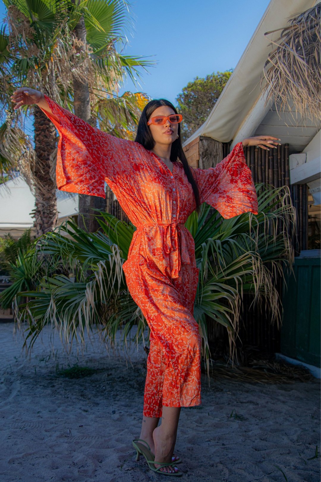 GIA Kimono Jumpsuit - Marmalade Skies