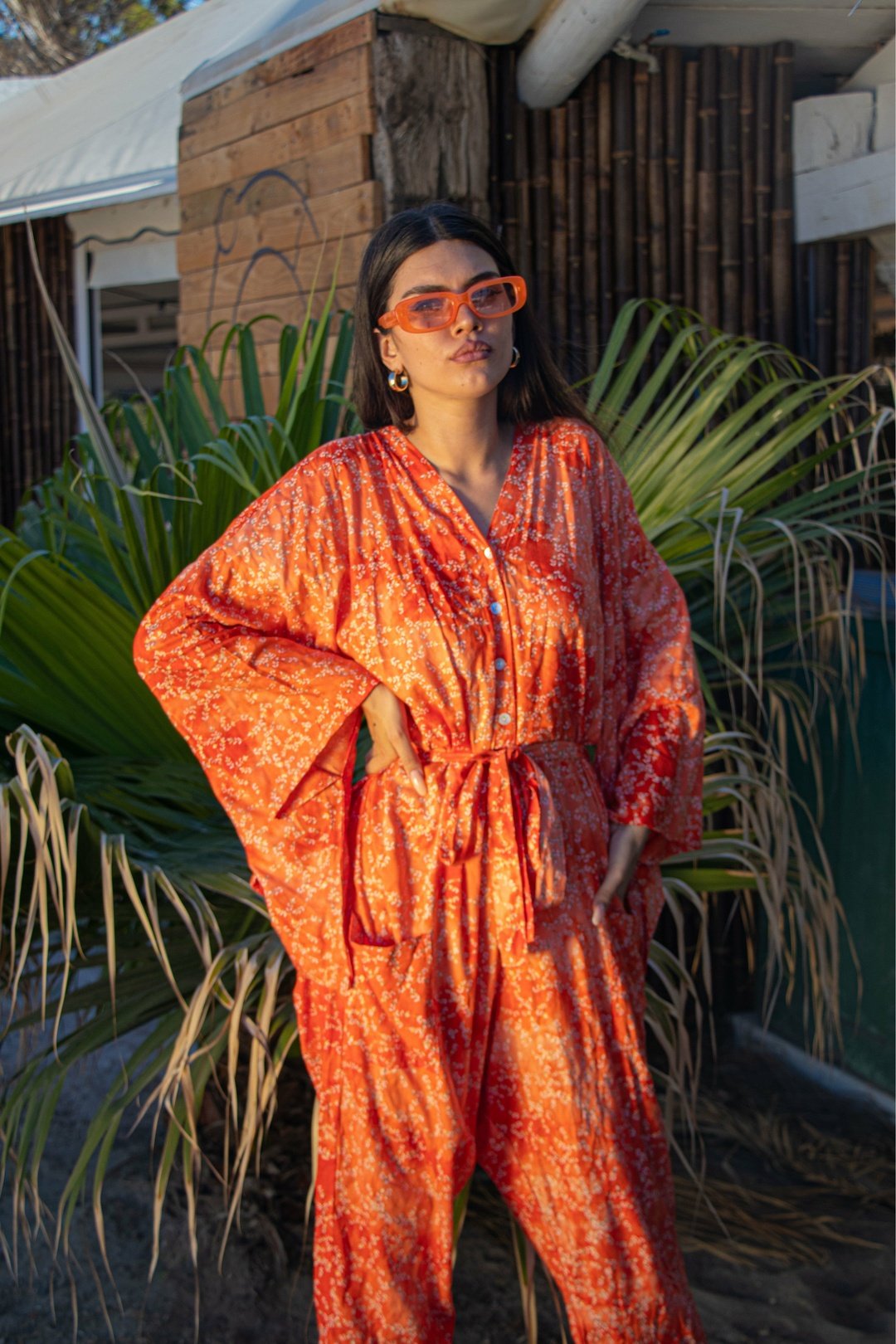 GIA Kimono Jumpsuit - Marmalade Skies