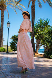 MILA Maxi Dress - Peachy Floral