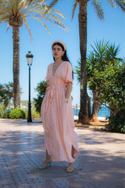 MILA Maxi Dress - Peachy Floral