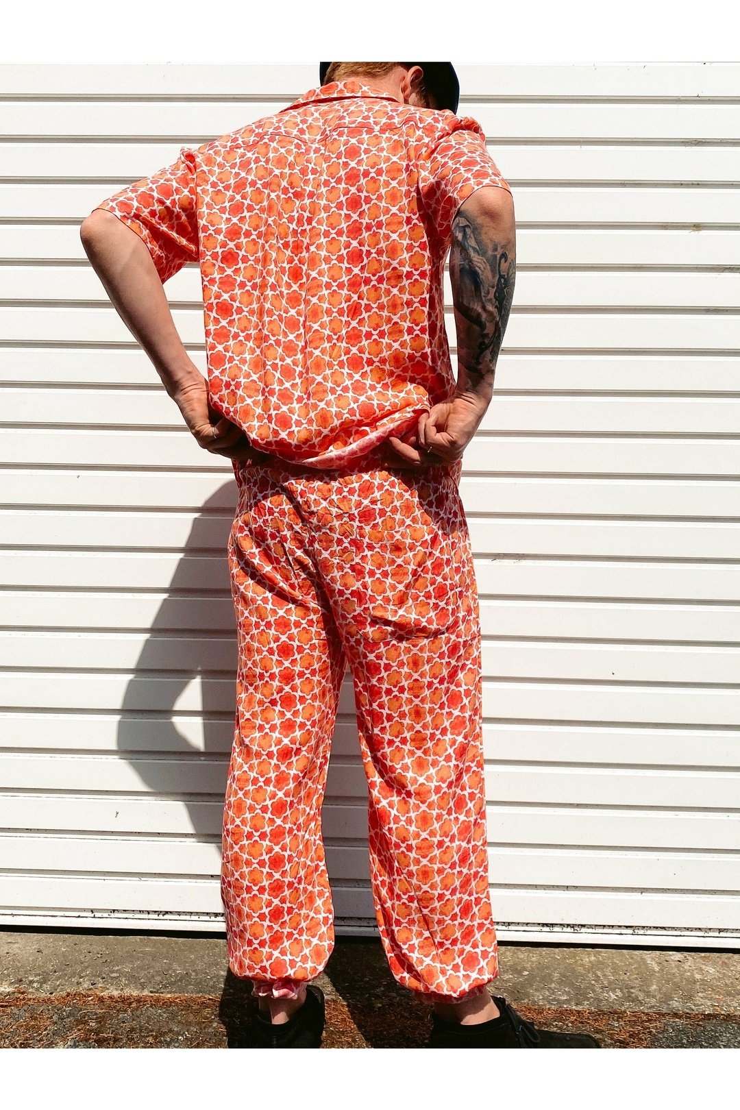 MOSAIC RED Mens Trousers