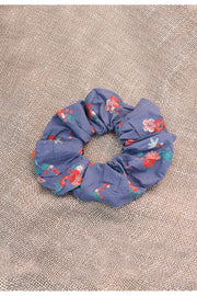 Mega scrunchie - Blue floral